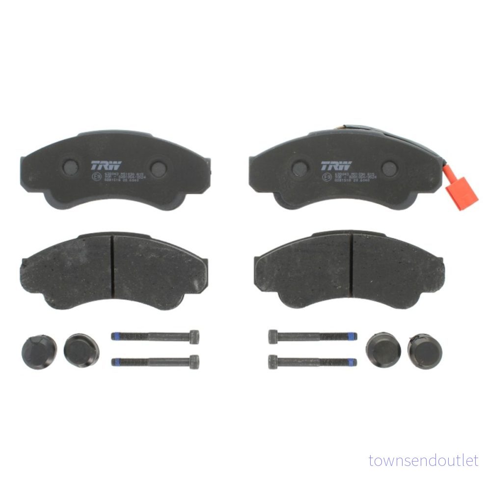 TRW Bromsbeläggssats Skivbroms GDB1518 Citroën Jumper Fiat Ducato Peugeot Boxer Fram 3322937321490