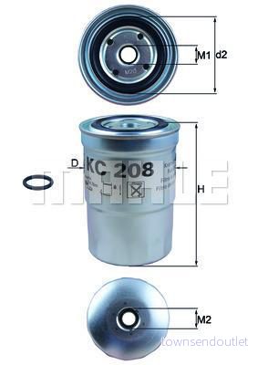 Knecht KC 208 Bränslefilter 4009026507346