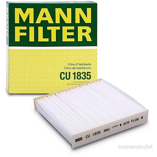 MANN FILTER CU 1835 Filtre d'habitacle à particules 179 184 30 HONDA: Jazz 2 4011558314101