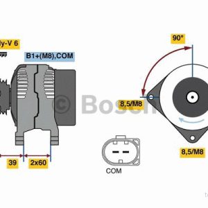 BOSCH 0 986 080 090 Alternateur 14V 180A AUDI: A6 C6 Berline, Avant, Q7, VOLKSWAGEN: Touareg I 4047024816701 BOSCH 0 986 080 090 Alternateur 14V 180A AUDI: A6 C6 Berline, Avant, Q7, VOLKSWAGEN: Touareg I 4047024816701