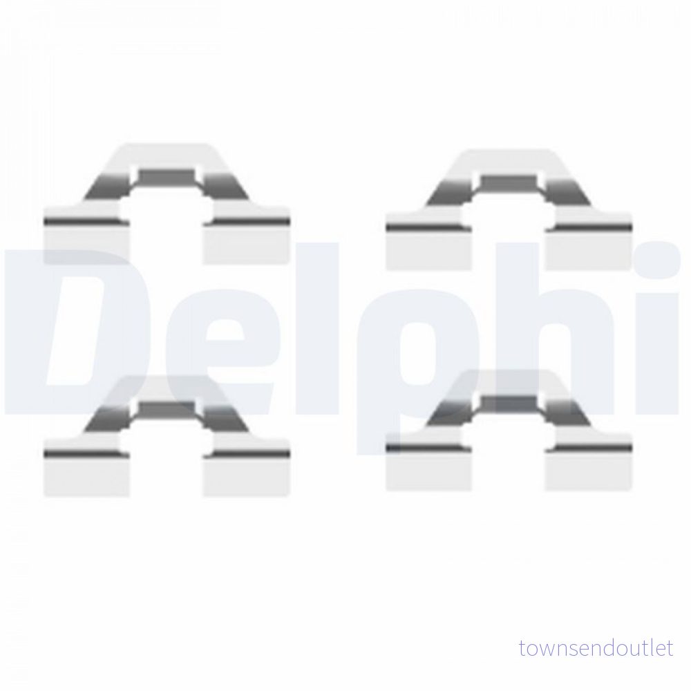 Tillbehörssats, skivbromsbelägg DELPHI LX0430 5012759372333