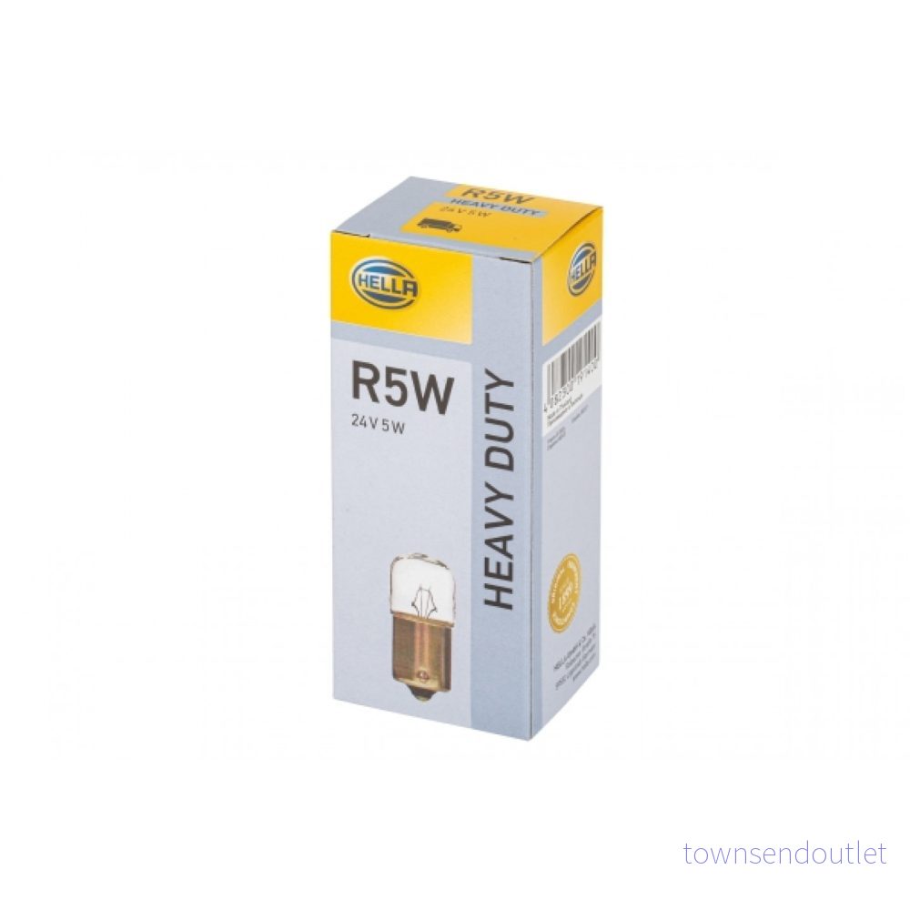 HELLA 8GA 002 071 361 Ampoule 24 5 R5W Halogène avant et arrière 4082300191462
