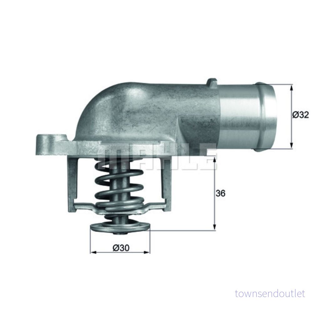 MAHLE TI 212 87D Termostat för kylvätska 4009026922798
