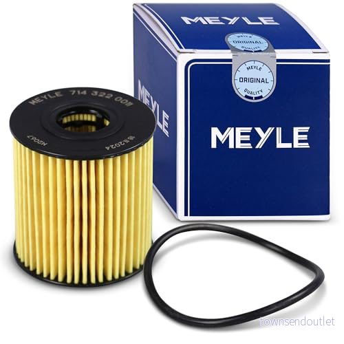 MEYLE 714 322 0011 Filtre à huile ORIGINAL Quality avec joint d'étanchéite Cartouche filtrante PEUGEOT: 206 SW, 508 I Boxer Van 4040074554500