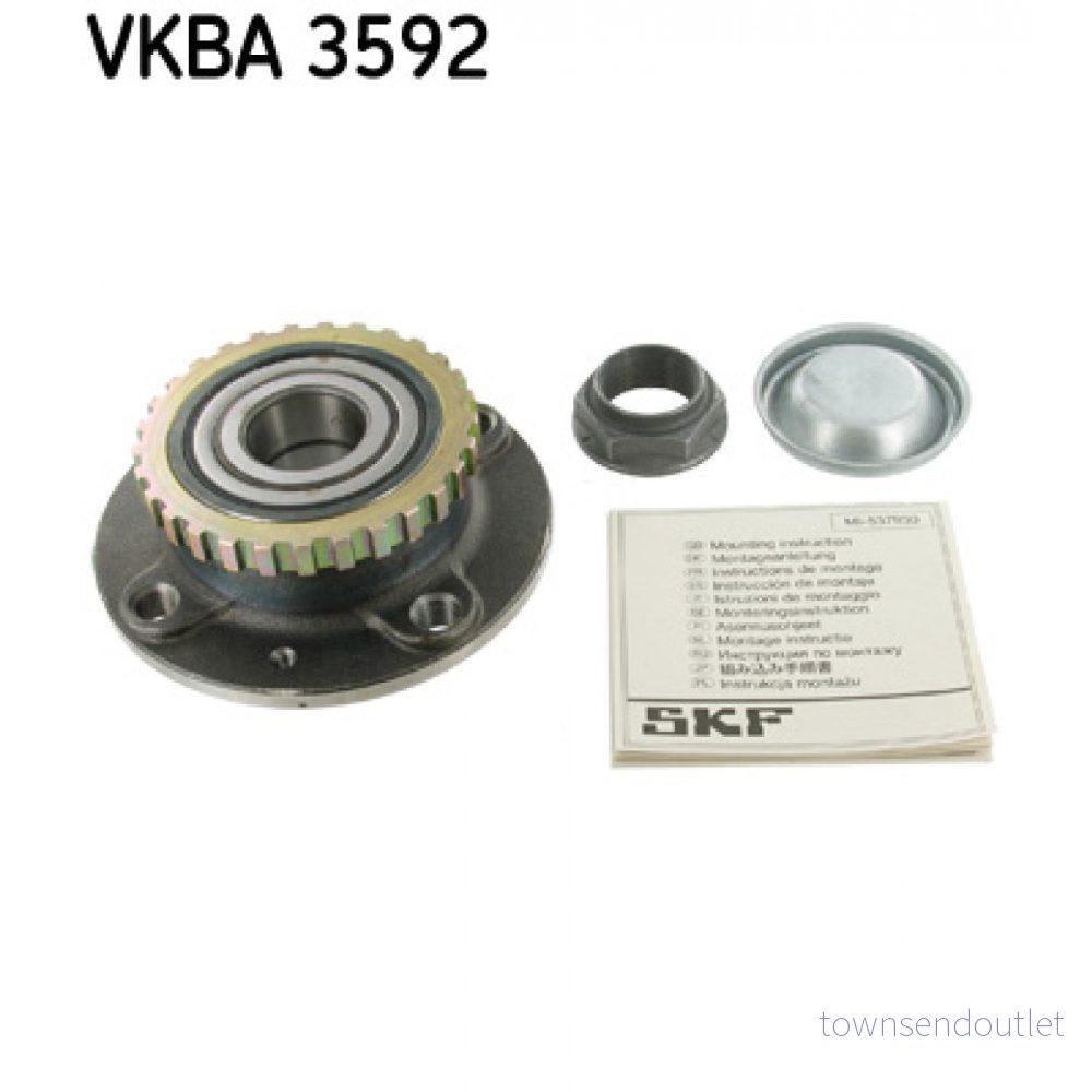 SKF VKBA 3592 Kit de roulements roue avec bague ABS CITROËN: Berlingo / First I, Xsara Picasso, I Van 7316572154281