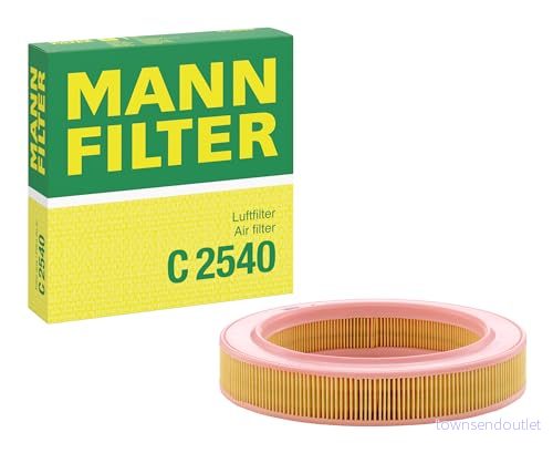 MANN FILTER C 2540 Filtre à air 49 245 Cartouche filtrante VOLKSWAGEN: GOLF 2, 1, Polo II Coupe, AUDI: 80 B2 4011558143107