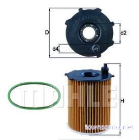 Oljefilter Knecht OX 171/2D1 4009026932551