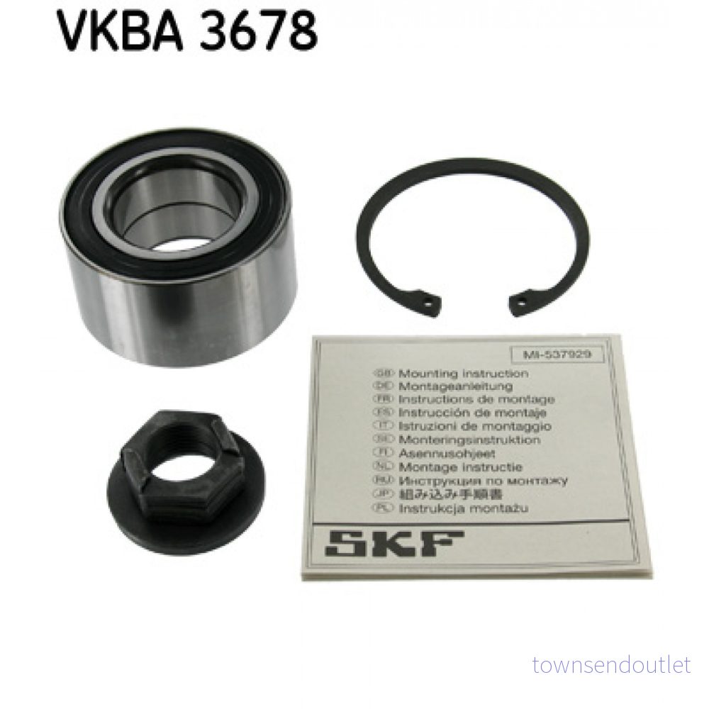 SKF VKBA 3678 Kit de roulements roue 72 FORD: KA 3 portes, StreetKA Cabriolet
