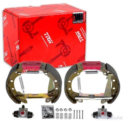 TRW GSK1512 Bromsbackar Sats Audi SEAT Skoda VW 3322937208852