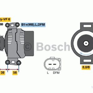 BOSCH 0 986 046 160 Alternateur 14V 120A AUDI: A4 B7 Avant, B6 Berline, SEAT: Exeo Berline 3165143619353 BOSCH 0 986 046 160 Alternateur 14V 120A AUDI: A4 B7 Avant, B6 Berline, SEAT: Exeo Berline 3165143619353