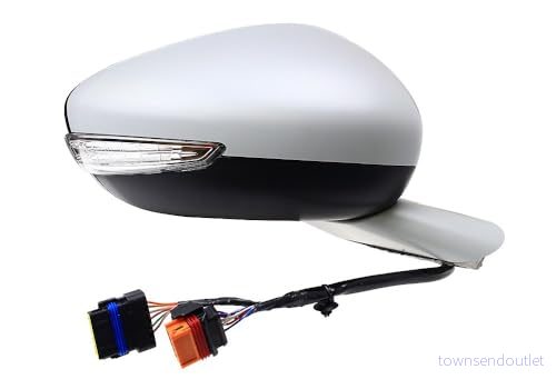 Alkar 6148870 - Höger yttre backspegel med uppvärmt spegelglas, minne, temperatur sensor, elektriskt fällbar 8424445160037