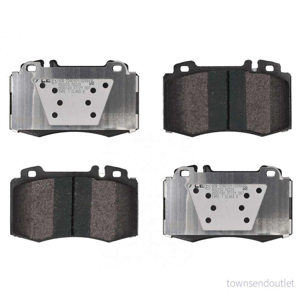 MEYLE 025 237 4517/PD Jeu de plaquettes frein PD Quality Essieu avant préparé pour indicateur d'usure avec tôle anti bruit 4040074144886