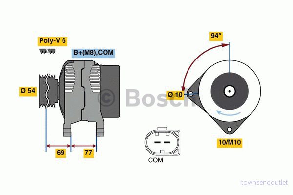 Generator BOSCH 0 986 080 350