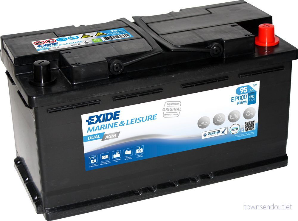 Exide Dual AGM EP800 95 Ah 3661024036535