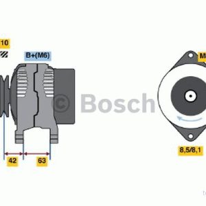 BOSCH 0 986 049 051 Alternateur 14V 65A CHEVROLET: Matiz, DAEWOO: Matiz I 3/5 portes BOSCH 0 986 049 051 Alternateur 14V 65A CHEVROLET: Matiz, DAEWOO: Matiz I 3/5 portes