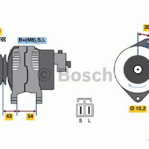 BOSCH 0 986 045 601 Alternateur 14V 80A MITSUBISHI: L200 III Pick up, Pajero 2, Sport 1 SUV 3165143610602 BOSCH 0 986 045 601 Alternateur 14V 80A MITSUBISHI: L200 III Pick up, Pajero 2, Sport 1 SUV 3165143610602