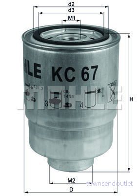 Knecht KC 67 Bränslefilter 4009026026854