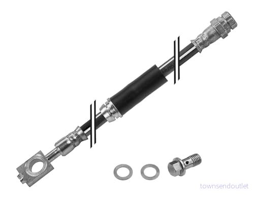 MEYLE 100 525 0018/S Flexible De Frein Essieu avant 635 M10x1 VOLKSWAGEN: Passat B6 Variant, Berline, CC, SKODA: Superb II Break 4040074526071