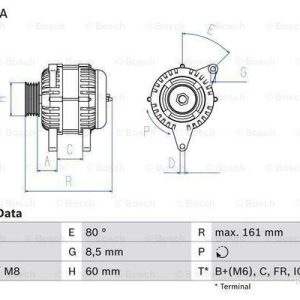 BOSCH 0 986 082 410 Alternateur 14V 105A HONDA: CR V 3, ACCORD 8 Kombi, 4047026203134 BOSCH 0 986 082 410 Alternateur 14V 105A HONDA: CR V 3, ACCORD 8 Kombi, 4047026203134