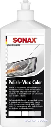 Färgvax vit Sonax Polish & wax color (white) NanoPro, Universal 4064700296008