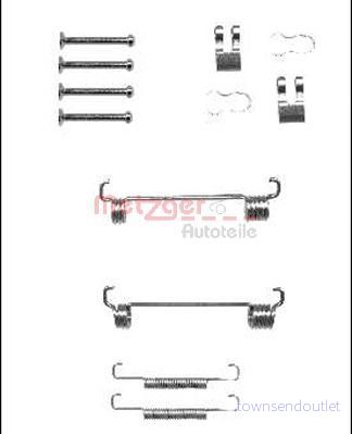Tillbehörssats, bromsbackar, parkeringsbroms QUICK BRAKE 105 0851 5706021095173
