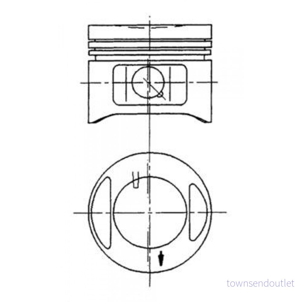 KOLBENSCHMIDT 94910700 Piston 70 4028977531569