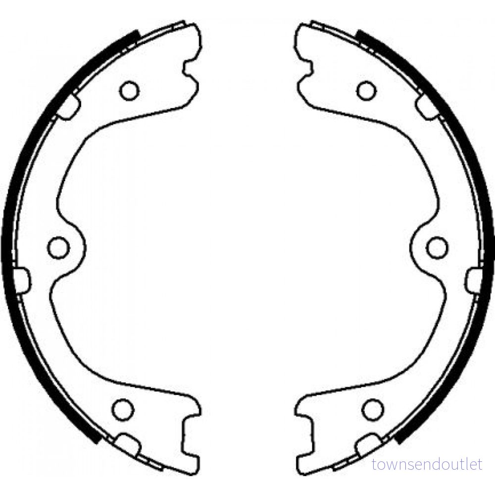 TEXTAR 91073200 Mâchoires De frein à main sans levier du accessoires NISSAN: Pathfinder 3, MERCEDES BENZ: Classe X 4019722439025