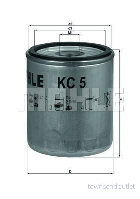 KNECHT Bränslefilter KC 5 4009026027189