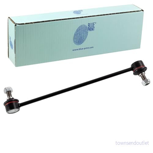BLUE PRINT ADK88513 Biellette de barre stabilisatrice Essieu avant gauche, droit 282 M10 x 1,25 avec écrou autobloquant Acier argent 5050063074086