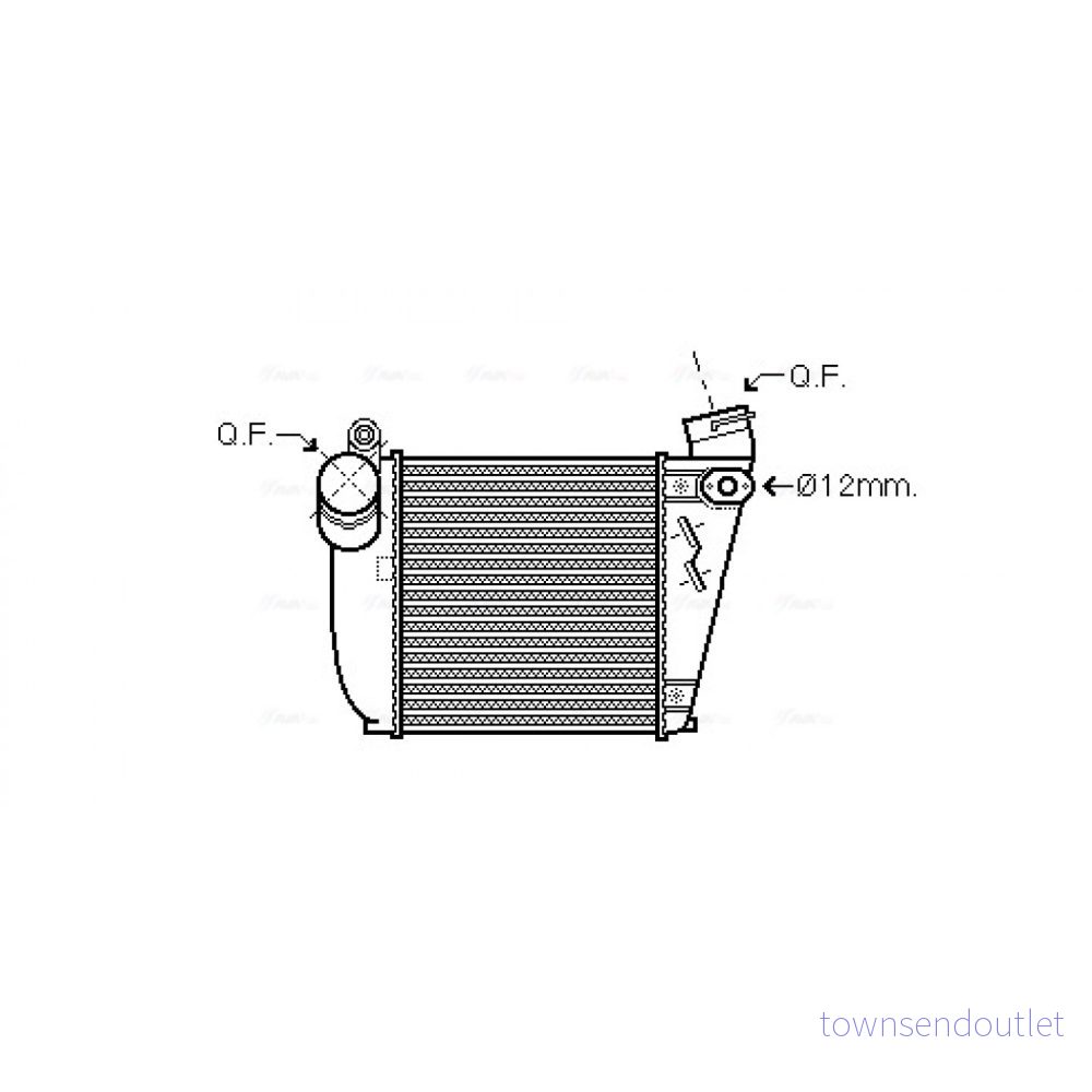 Laddluftkylare AVA QUALITY COOLING AIA4354 4045385187287