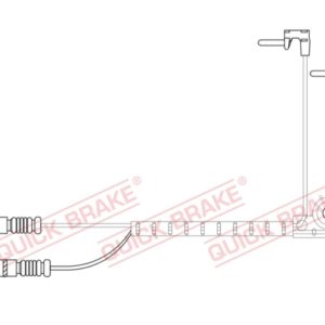 Varningssensor, bromsbeläggslitage QUICK BRAKE WS 0422 A 5706021161878 Varningssensor, bromsbeläggslitage QUICK BRAKE WS 0422 A 5706021161878