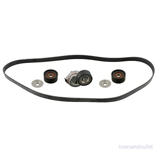 febi BILSTEIN 45966 Jeu de courroies trapézoïdales à nervures avec élément tendeur Plus 4027816459668